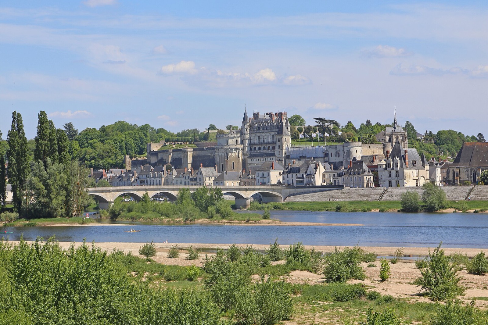 Château d'Amboise above the Loire